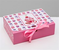 Складная коробка подарочная «Наслаждайся», 16.5×12.5×5см