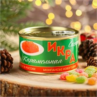 Монпансье "Сахарная икра", карамель леденцовая в консервной банке 113510