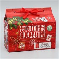 Коробка д/сладостей «Новогодняя посылка», 10×18×14см