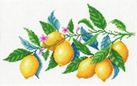 Канва с рис Лимонная гармония 30*40см СК-098