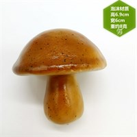 Искусственный гриб светлый 6,9*6 см опенок/масленок белый гриб