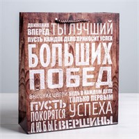 Пакет ламинированный «Больших побед», 12×15×5,5см