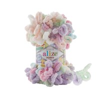 Пряжа Alize Puffy Color 100% Микрополиэстер 100гр №6526