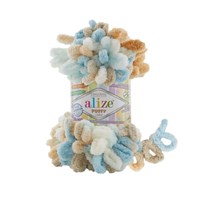 Пряжа Alize Puffy Color 100% Микрополиэстер 100гр №6530