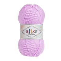 Пряжа Alize My Baby 100% акрил, 50г №27 Лиловый 115529