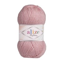 Пряжа Alize My Baby 100% акрил, 50г №315 Темная пудра 115532