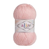 Пряжа Alize My Baby 100% акрил, 50г №556 Пудра 115540