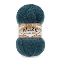 Пряжа Alize Angora gold 80% акрил/20% шерсть 100гр, цв.17 Петроль 115567