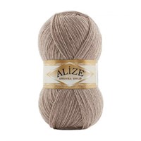 Пряжа Alize Angora gold 80% акрил/20% шерсть 100гр, цв.461 Кофе с молоком 115575