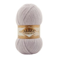 Пряжа Alize Angora gold 80% акрил/20% шерсть 100гр, цв.632 Лиловый 115583