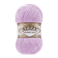 Пряжа Alize Angora gold 80% акрил/20% шерсть 100гр, цв.27 Лиловый 115585