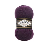 Пряжа Alize Superlana Klasik 25% шерсть/75% акрил, 100г №111 Фиолетовый 115720