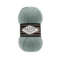 Пряжа Alize Superlana Klasik 25% шерсть/75% акрил, 100г №463 Мята 115771