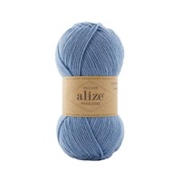 Пряжа Alize Wooltime 75% шерсть/25% полиамид, 100г №432 Стальной синий 115789