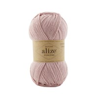 Пряжа Alize Wooltime 75% шерсть/25% полиамид, 100г №161 Пудра 115802