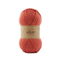 Пряжа Alize Wooltime 75% шерсть/25% полиамид, 100г №691 Пыльно-оранжевый 115807