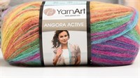 Пряжа YarnArt Angora Active 20% шерсть/80% акрил, 100гр №850 Радуга