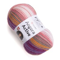 Пряжа YarnArt Angora Active 20% шерсть/80% акрил, 100гр №860 Розово-фиолетовый