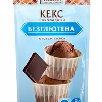 Смесь д/приготовления "Кекс шоколадный без глютена", 250г