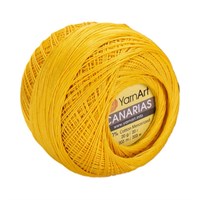 Пряжа YarnArt Canarias 100% хлопок 20гр №6347 Желтый