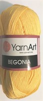 Пряжа YarnArt Begonia 100% мерсеризованный хлопок 169м/50гр №4653 Св. желтый