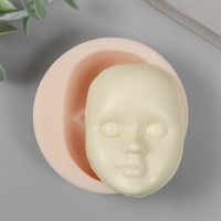 Молд силикон "Лицо младенца" №23 6,6х4,9х2см