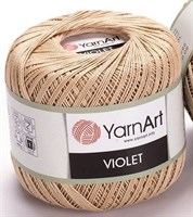 Пряжа YarnArt Violet 100% хлопок 50гр, Цв.4660 Бежевый