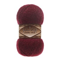 Пряжа Alize Angora gold Simli 75% акрил/20% шерсть/5% металлик 100гр №57 Бордо 118941