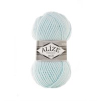 Пряжа Alize Superlana Maxi 25% шерсть/75% акрил 100г №522 Мята 118956