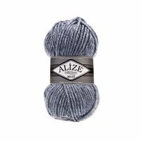 Пряжа Alize Superlana Maxi 25% шерсть/75% акрил 100г №806 Синий меланж 118966