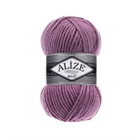 Пряжа Alize Superlana Maxi 25% шерсть/75% акрил 100г №28 Сухая роза 118967