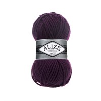 Пряжа Alize Superlana Maxi 25% шерсть/75% акрил 100г №111 Фиолетовый 118969