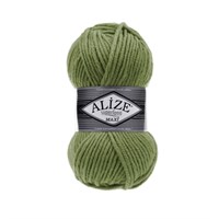 Пряжа Alize Superlana Maxi 25% шерсть/75% акрил 100г №620 Оливковый 118973