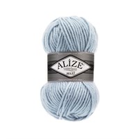 Пряжа Alize Superlana Maxi 25% шерсть/75% акрил 100г №480 Св. голубой 118983