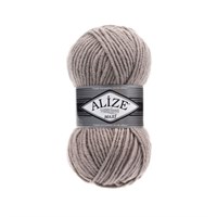 Пряжа Alize Superlana Maxi 25% шерсть/75% акрил 100г №541 Норка 118984