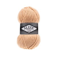 Пряжа Alize Superlana Maxi 25% шерсть/75% акрил 100г №502 Карамель 118990