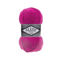 Пряжа Alize Superlana Maxi 25% шерсть/75% акрил 100г №149 Фуксия 118994