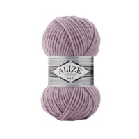 Пряжа Alize Superlana Maxi 25% шерсть/75% акрил 100г №505 Пепельно-сиреневый 118996