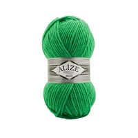 Пряжа Alize Superlana Maxi 25% шерсть/75% акрил 100г №455 Зеленый 118999