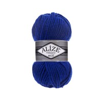 Пряжа Alize Superlana Maxi 25% шерсть/75% акрил 100г №141 Василек 119001