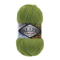 Пряжа Alize Burcum klasik 100% акрил, 100г №210 Зеленый 119013