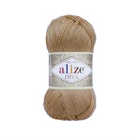 Пряжа Alize Diva 100% микрофибра цв.369 Карамель 119766