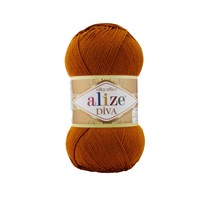 Пряжа Alize Diva 100% микрофибра цв.234 Табачный 119772