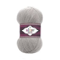 Alize Superwash Comfort Socks 75% шерсть/25% полиамид, 100г №21 серый 119819