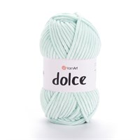 Пряжа "Dolce" 100% микрополиэстер 120м/100гр №753 св. мята 114752