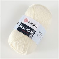 Пряжа YarnArt Silky Royal 65% шерсть мериноса/ 35% вискоза 140м/50гр №447 120655