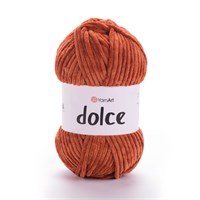 Пряжа "Dolce" 100% микрополиэстер 120м/100гр №793 терракот 114764