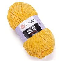 Пряжа "Dolce" 100% микрополиэстер 120м/100гр №853 желток 114760