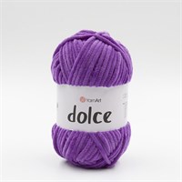 Пряжа "Dolce" 100% микрополиэстер 120м/100гр №788 фиалка 120619