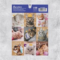 Наклейки «Замуррчательные котики», 11*15,5 см 102087